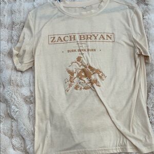 Burn, Burn, Burn Tour Graphic Tee - Cream